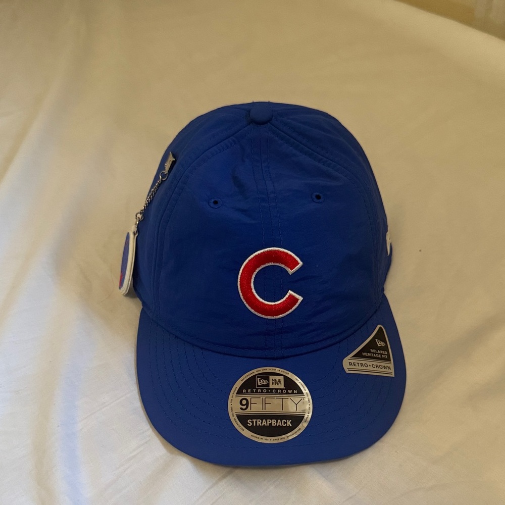 New Era Cubs Royal Blue Cap with Red and White Emblem